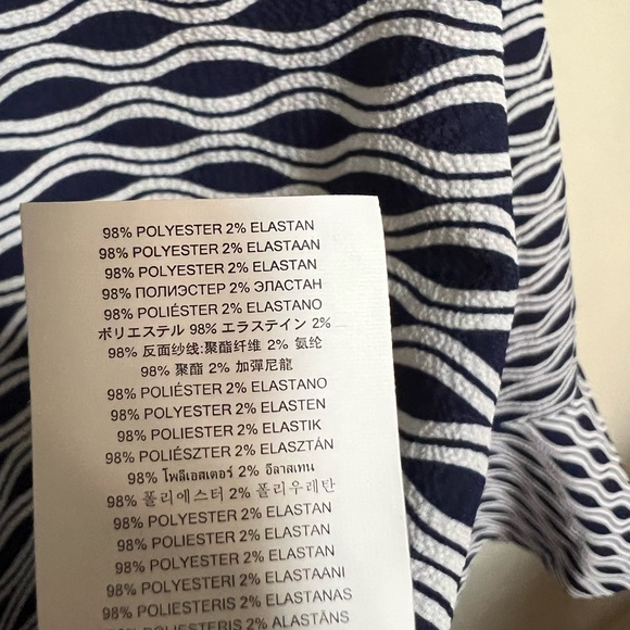 NWOT Michael Kors Blue Blouse M - Picture 4 of 7